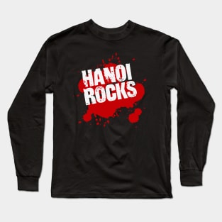 hani rocks || red splash Long Sleeve T-Shirt